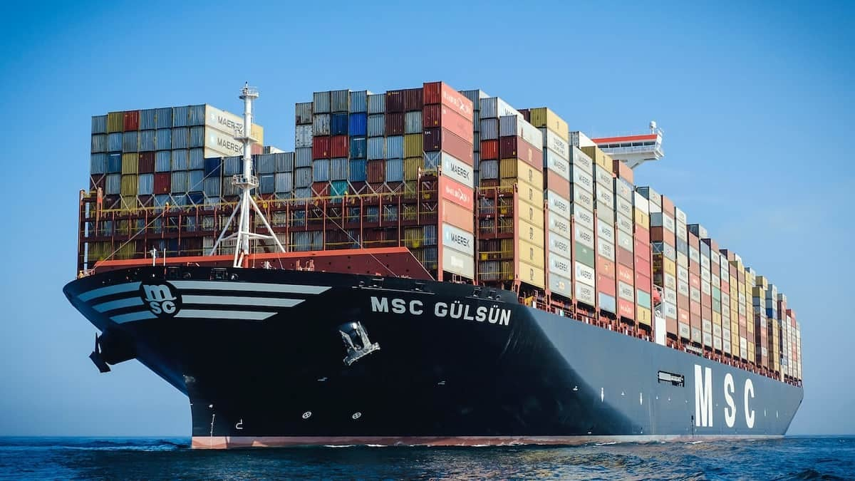 Container vessel supported by Port Star Marine